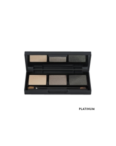High Definition Eyeshadow Trio Palette Platinum