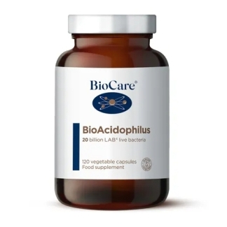 BioCare BioAcidophilus 120 Vegetable Capsules