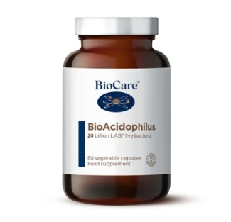 BioCare BioAcidophilus 60 Vegetable Capsules