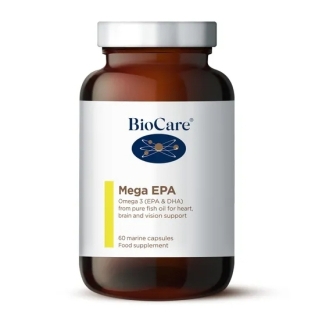BioCare Mega EPA Omega 3 Fish Oil 60 Marine Capsules