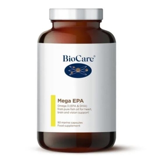 BioCare Mega EPA Omega 3 Fish Oil 90 Marine Capsules