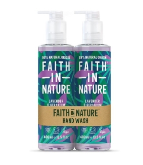 Faith in Nature Lavender & Geranium Hand Wash Duo