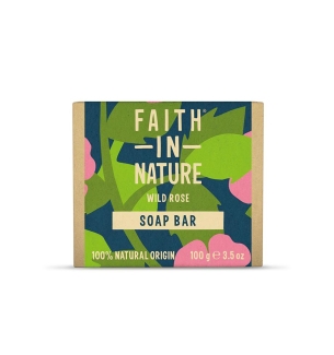 Faith in Nature Wild Rose Soap Bar 100g