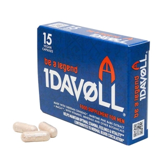 ldavøll® Vegan Food Supplement For Men 15 Vegan Capsules