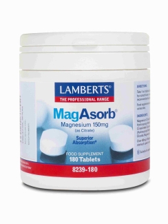 Lamberts MagAsorb 180 Tablets  