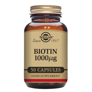 Solgar Biotin 1000 µg 50 Vegetable Capsules