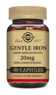 Solgar Gentle Iron 20 mg 90 Vegetable Capsules