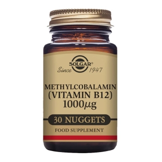 Solgar Methylcobalamin (Vitamin B12) 1000 µg 30 Nuggets