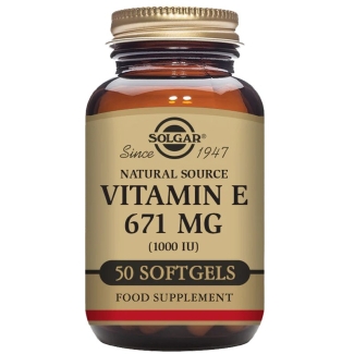 Solgar Vitamin E 671 mg (1000 IU) 50 Softgels