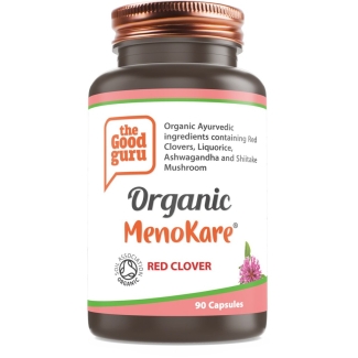 The Good Guru Organic MenoKare + Red Clover 90 Caps