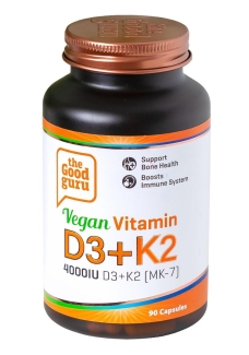 The Good Guru Vitamin D3 + K2 90 Caps
