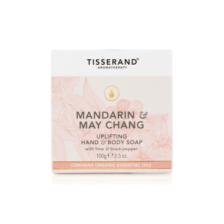 Tisserand Mandarin and May Chang Uplifting Hand and Body Soap 100g