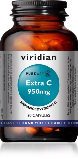 Viridian Extra C 950mg 30 Veg Caps