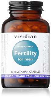 Viridian High Potency Fertility for Men 60 Veg Caps 