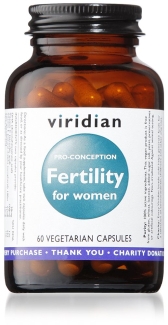 Viridian Fertility for Women (pro-conception) 60 Veg Caps