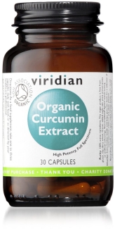 Viridian Organic Curcumin Extract 30 Veg Caps 