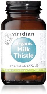 Viridian Organic Milk Thistle 400mg 30 Veg Caps 