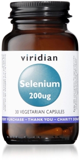 Viridian Selenium 200ug 30 Veg Caps  
