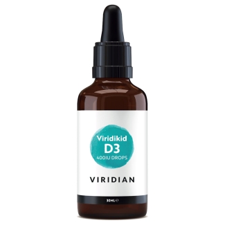 Viridian ViridiKid Vitamin D3 400iu Drops 30ml