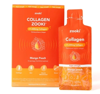 Zooki Super Strength Collagen Mango Peach Zooki 14 x 15ml