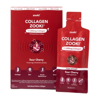Zooki Super Strength Collagen Sour Cherry Zooki 14 x 15ml