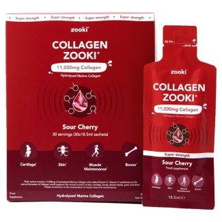 Zooki Super Strength Collagen Sour Cherry Zooki 30 x 15ml