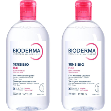 Bioderma Sensibio H2O Micellar Water 500ml Dual Pack Bioderma Sensibio H2O Micellar Water 500ml Dual Pack