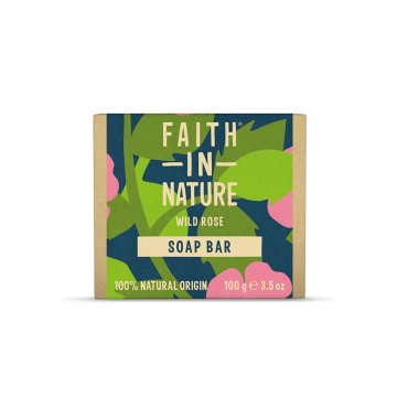 Faith in Nature Wild Rose Soap Bar 100g Faith in Nature Wild Rose Soap Bar 100g
