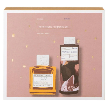 Korres Mysterious and Elegant Midnight Dahlia Eau de Toilette 50ml & Shower Gel 250ml Gift Set