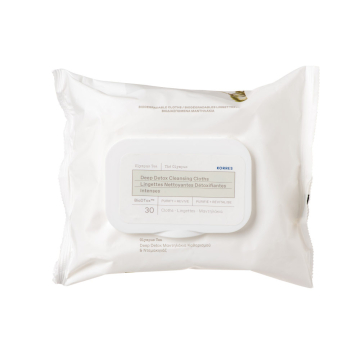 Korres Olympus Tea Deep Detox Biodegradable Cleansing Cloths 30 pcs Korres Olympus Tea Deep Detox Biodegradable Cleansing Cloths 30 pcs