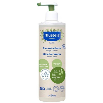 Mustela Bio Organic Micellar Water Face & Body 400ml Mustela Bio Organic Micellar Water Face & Body 400ml