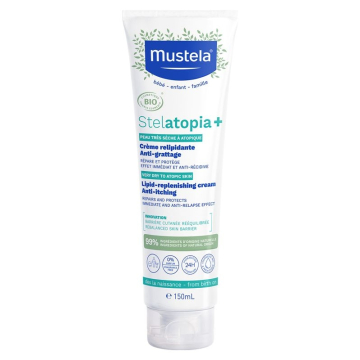 Mustela Stelatopia+ Lipid-Replenishing Anti-Itching Cream 150ml Mustela Stelatopia+ Lipid-Replenishing Anti-Itching Cream 150ml