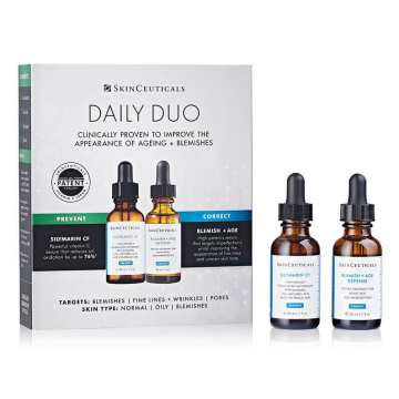 SkinCeuticals Daily Duo Silymarin CF + Blemish and Age Kit for Normal, Oily and Blemish-Prone Skin
