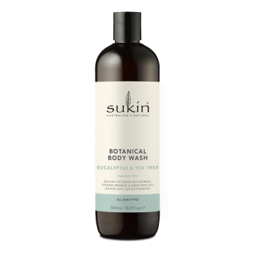 Sukin Botanical Body Wash Eucalyptus and Tea Tree 500ml