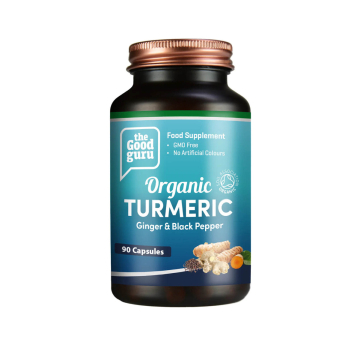 The Good Guru Organic Turmeric, Ginger and Black Pepper 90 Caps The Good Guru Organic Turmeric, Ginger and Black Pepper 90 Caps