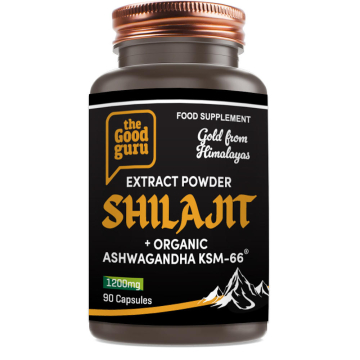 The Good Guru Shilajit + Ashwaganda KSM-66 90 Caps The Good Guru Shilajit + Ashwaganda KSM-66 90 Caps