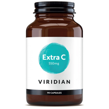 Viridian Extra C 550mg 90 Veg Caps Viridian Extra C 550mg 90 Veg Caps