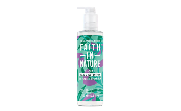 Faith in Nature Lavender & Geranium Hand and Body Lotion 400ml Faith in Nature Lavender & Geranium Hand and Body Lotion 400ml