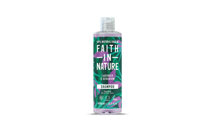 Faith in Nature Lavender & Geranium Shampoo 400ml Faith in Nature Lavender & Geranium Shampoo 400ml
