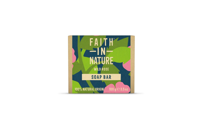 Faith in Nature Wild Rose Soap Bar 100g Faith in Nature Wild Rose Soap Bar 100g