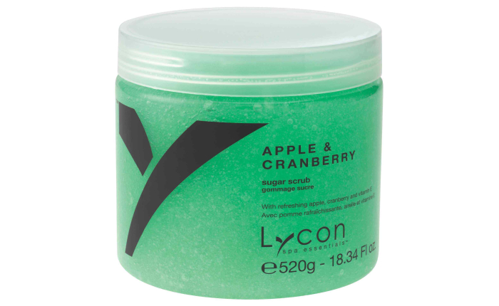 Lycon Apple & Cranberry Sugar Scrub 520g Lycon Apple & Cranberry Sugar Scrub 520g