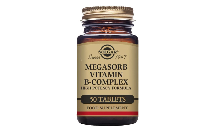 Solgar Megasorb Vitamin B-Complex 50 Tablets Solgar Megasorb Vitamin B-Complex 50 Tablets