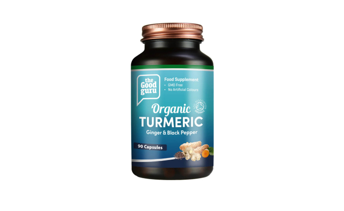 The Good Guru Organic Turmeric, Ginger and Black Pepper 90 Caps The Good Guru Organic Turmeric, Ginger and Black Pepper 90 Caps