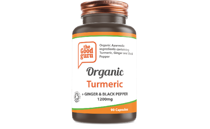 The Good Guru Organic Turmeric, Ginger and Black Pepper 90 Caps The Good Guru Organic Turmeric, Ginger and Black Pepper 90 Caps