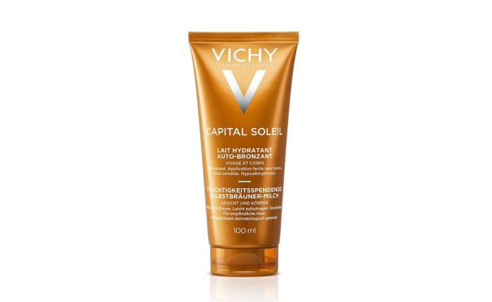 Vichy Capital Soleil Moisturising Self Tan Milk for Face & Body 100ml
