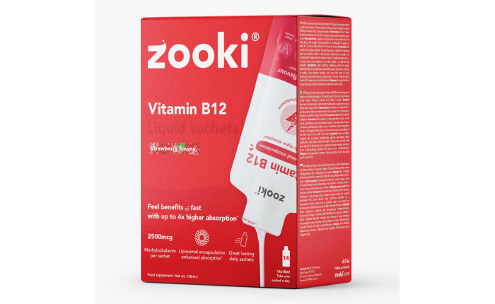 Zooki B12 Strawberry Zooki 14 x 15ml