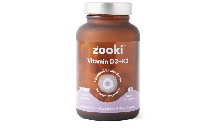 Zooki Liposomal Vitamin D3 + K2 60 Capsules Zooki Liposomal Vitamin D3 + K2 60 Capsules